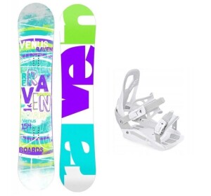 Product detail of Raven Venus dámský snowboard + Raven S230 White snowboardové vázání