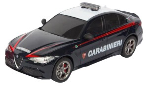 Product detail of RE.EL Toys RC auto Alfa Romeo Giulia Quadrifoglio Carabinieri 1:18, 2,4 GHz