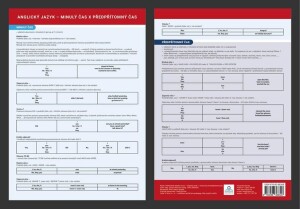 Product detail of Anglický jazyk - Minulý čas X předpřítomný čas - Přehledová tabulka učiva - Zuzana Gieciová