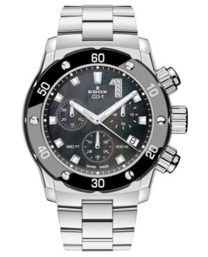 Product detail of EDOX CO-1 Chronolady Quartz Chronograph 10255-3M-NANDN