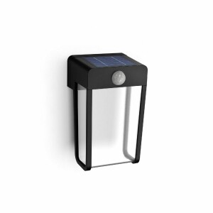 Product detail of Philips Shroud solární venkovní nástěnné LED svítidlo se senzorem 2,3W 2700K, černá