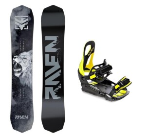 Product detail of Raven Lion pánský snowboard + Raven S230 lime vázání