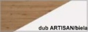 Product detail of ArtCross Šatní skříň KITTY | KIT-13 Barva: Dub ARTISAN / bílá
