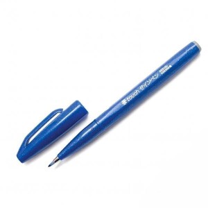 Product detail of Popisovač Pentel Touch Brush - modrý