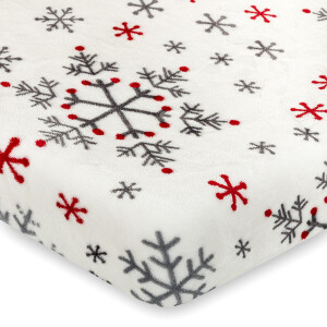 Product detail of 4Home Prostěradlo mikroflanel Snowflakes, 90 x 200 cm