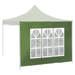 Product detail of Cattara 13341 Bočnice s okny pro párty stan Waterproof, zelená, 2 x 3 m