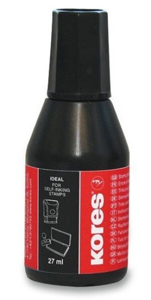 Product detail of Razítkovací barva Kores - 28 ml černá