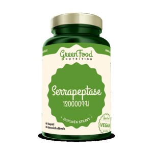 Product detail of GreenFood Nutrition Serrapeptase 120000IU 60 kapslí