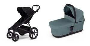 Product detail of Městský kočárek Thule Urban Glide 4-wheel Black + korbička Mid blue