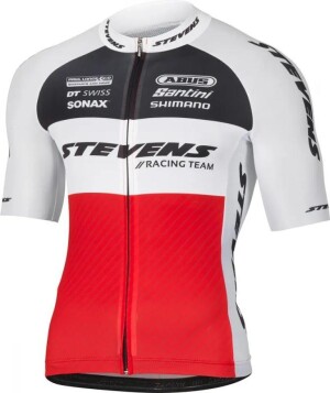 Product detail of Stevens Aero Team Bílo/červeno/černý Krátký Rukáv dres POUZE XXL (VÝPRODEJ)