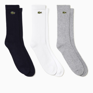Product detail of Ponožky Lacoste  Core Performance Socks Silver/White/Black  EUR 43-46