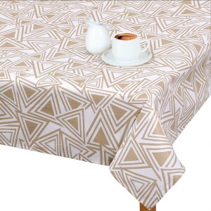 Product detail of Bellatex Ubrus ADÉLA Trojúhelníky béžová, 70 x 70 cm