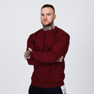 Product detail of GymBeam Mikina Basic Jumper Burgundy