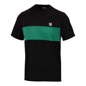 Product detail of Pánské tričko Fila  T-Shirt Bosse Black/Green Jacket L