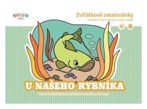 Product detail of Zvířátkové omalovánky / U našeho rybníka - Kristýna Bízová
