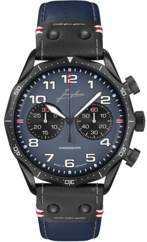 Product detail of Junghans Meister Pilot Chronoscope Navy Blue Limited Edition 27/3396.00