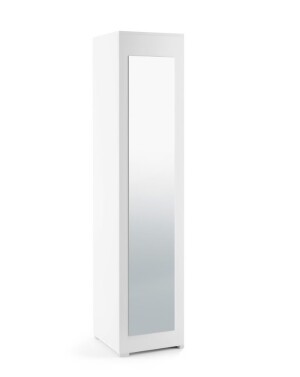 Product detail of ArtPK Šatní skříň AVA 45 barevné provedení: Bílá se zrcadlem
