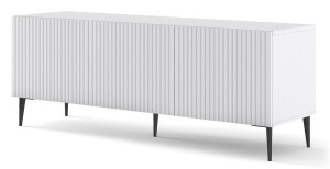Product detail of ARTBm TV stolek RAVENNA B 3D 150 | bílá matná Provedení: Bílá matná / černé nohy