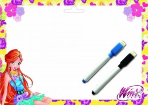 Product detail of Winx Club fashion - Stíratelná tabulka A4