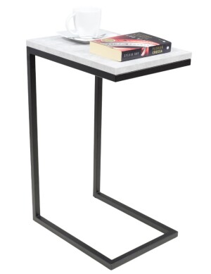 Product detail of ArtAdrk Příruční stolek SPARK | černé nohy Barva: Beton