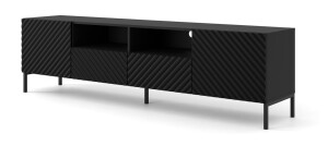 Product detail of ARTBm Tv stolek SURF 200 | 2D2S Provedení: Černý mat / černé nohy