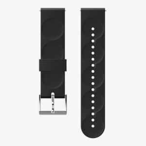 Product detail of Suunto Suunto 20mm Urban 1 Silicone Strap Black Steel size S
