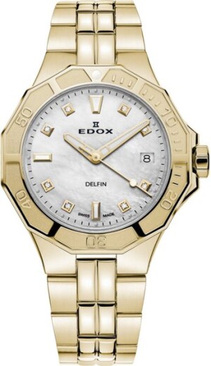 Product detail of EDOX Sport Delfin Diver Date Lady 53020-37JM-NADD