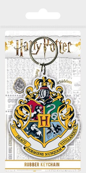 Product detail of Klíčenka gumová, Harry Potter - Bradavický erb - EPEE