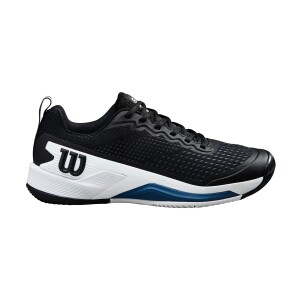 Product detail of Pánská tenisová obuv Wilson Rush Pro 4.5 Black/White/Ensign Blue  EUR 46 2/3