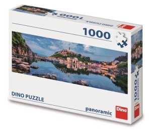 Product detail of Puzzle Ostrov Krk Panoramic 1000 dílků - Dino Park