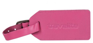 Product detail of Travelite kožená jmenovka II růžová