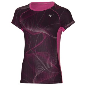 Product detail of Dámské tričko Mizuno  Aero Grape wine S