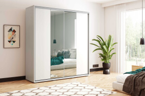 Product detail of ArtSka Šatní skříň ANZIO A3 | 150 cm Barva: Bílá
