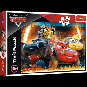 Product detail of Trefl Puzzle Auta 3 - Extrémní závod / 100 dílků