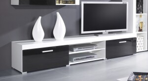 Product detail of Artcam TV stolek SAMBA bílý s černým leskem| reg. 8