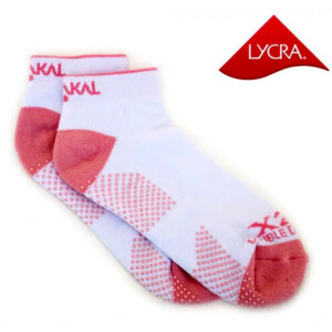 Product detail of Ponožky Karakal  Socks X2+ Female Trainer White/Pink-36-41