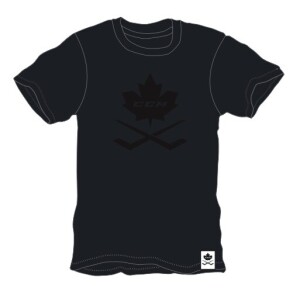 Product detail of CCM triko CCM blackout Leaf Tee SR černá