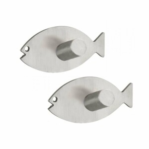 Product detail of Wenko Sada 2 nástěnných nerezových háčků Fish
