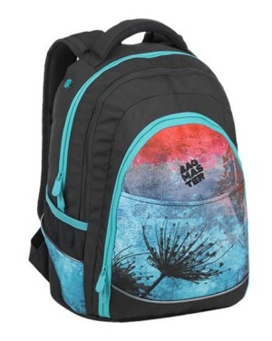 Product detail of Bagmaster Studentský batoh DIGITAL 9 A BLUE/RED/BLACK