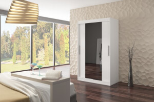 Product detail of ArtAdrk Šatní skříň SANTOS | 120 cm Barva: Bílá
