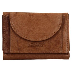 Product detail of Lagen W-2030 Unisex mini peněženka kožená - světle hnědá