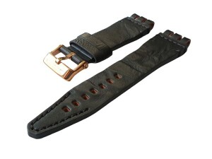 Product detail of Kožený řemínek Vostok Europe pro modely Energia - černý/zlatá spona