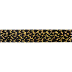 Product detail of Vánoční dekorační látka Samet, černá, 28 x 150 cm