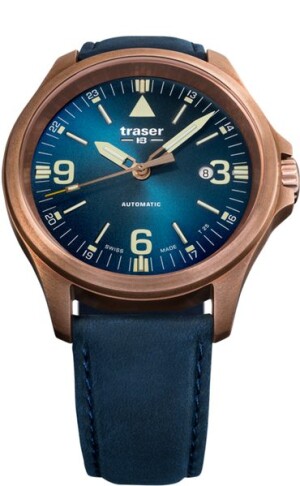 Product detail of Traser P67 Officer Pro Automatic Bronze Blue kůže
