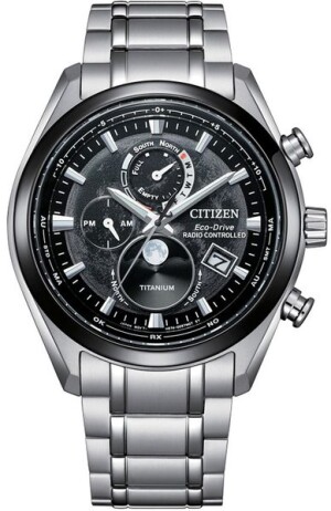 Product detail of Citizen Eco-Drive Radio Controlled Tsukiyomi Moonphase Super Titanium BY1018-80E