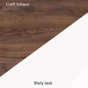 Product detail of ArtCross Obývací stěna KING | 1 Barva: Craft tobaco / bílý lesk