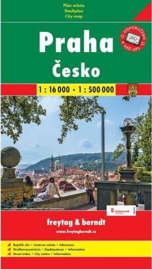 Product detail of Praha + Česko mapy (1:16 000, 1:500 000)
