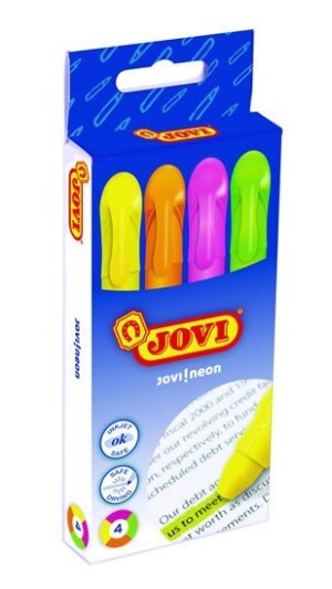 Product detail of JOVI Gelové zvýrazňovače sada 4ks, 4 barvy
