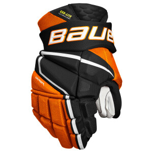Product detail of Hokejové rukavice Bauer Vapor Hyperlite - MTO Black/Orange Junior 10 palců