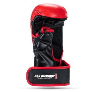 Product detail of BUSHIDO Prémiové MMA rukavice DBX Warrior červené
